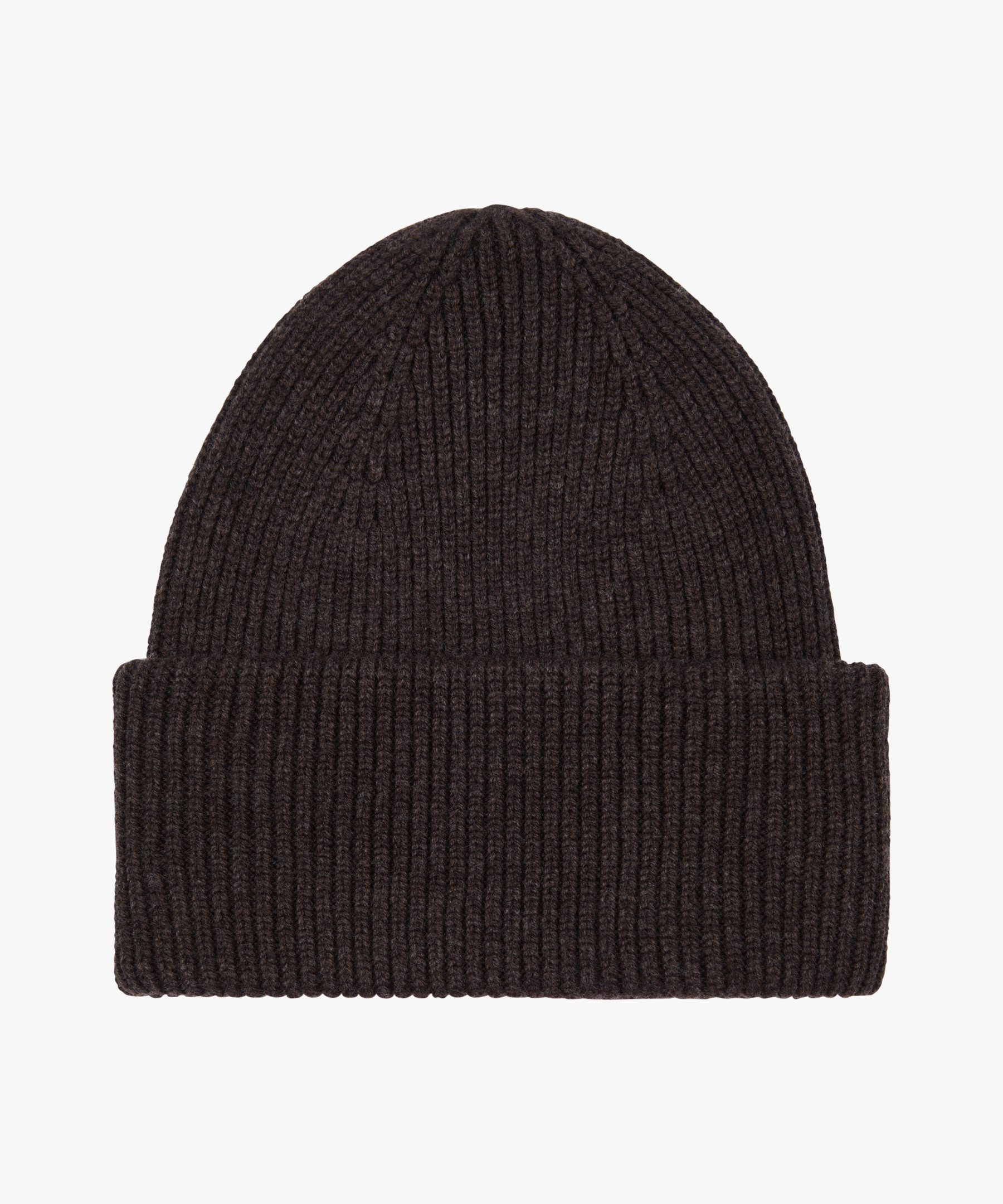 Profuomo Strickmütze Beanie-Mütze Brown