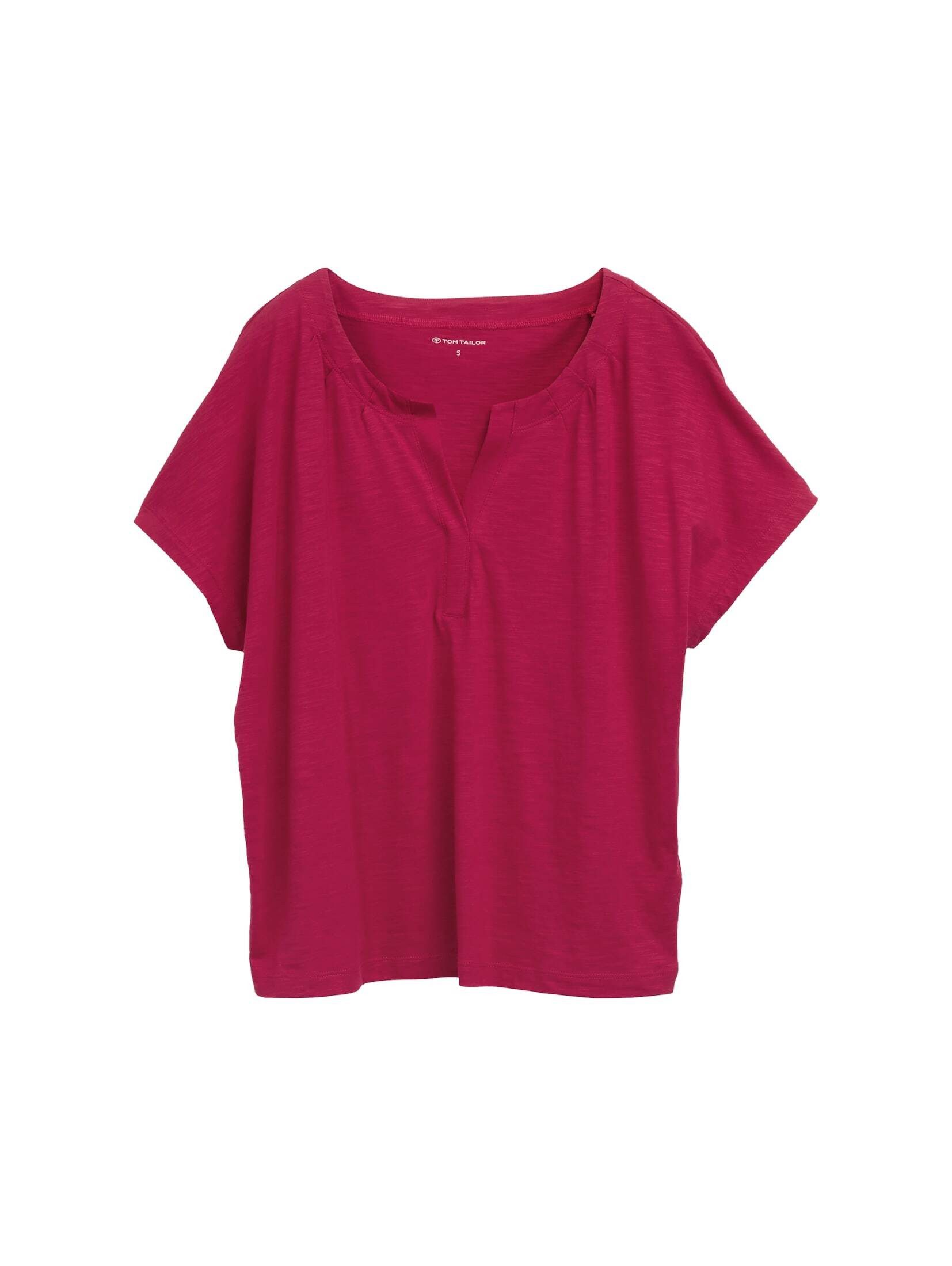 TOM TAILOR T-Shirt T-Shirt mit Falten-Details günstig online kaufen