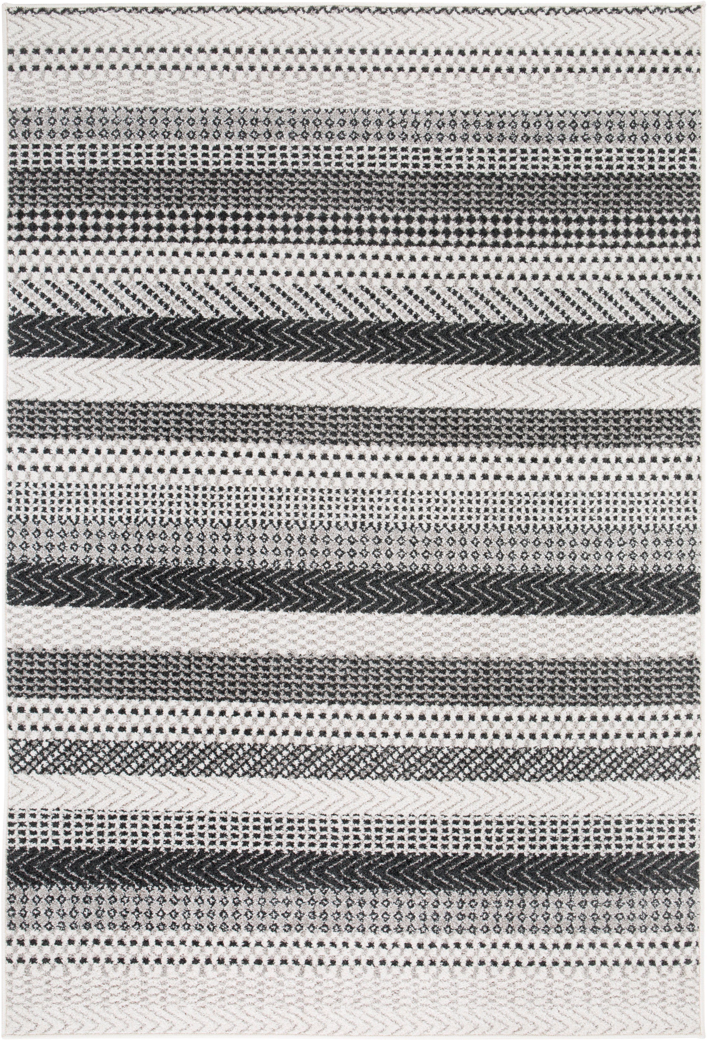 Andiamo Teppich Bolonia 2, rechteckig, Höhe: 6 mm, Kurzflor, modern gestreift, ideal im Wohnzimmer & Schlafzimmer. Reduzierter Preis € 14,99. Unverbindliche Preisempfehlung € 24,99