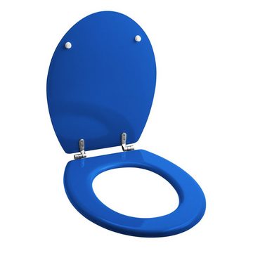 Grafner WC-Sitz WC Sitz mit Absenkautomatik Motiv Blue Whirl Toilettendeckel, mit Absenktautomatik