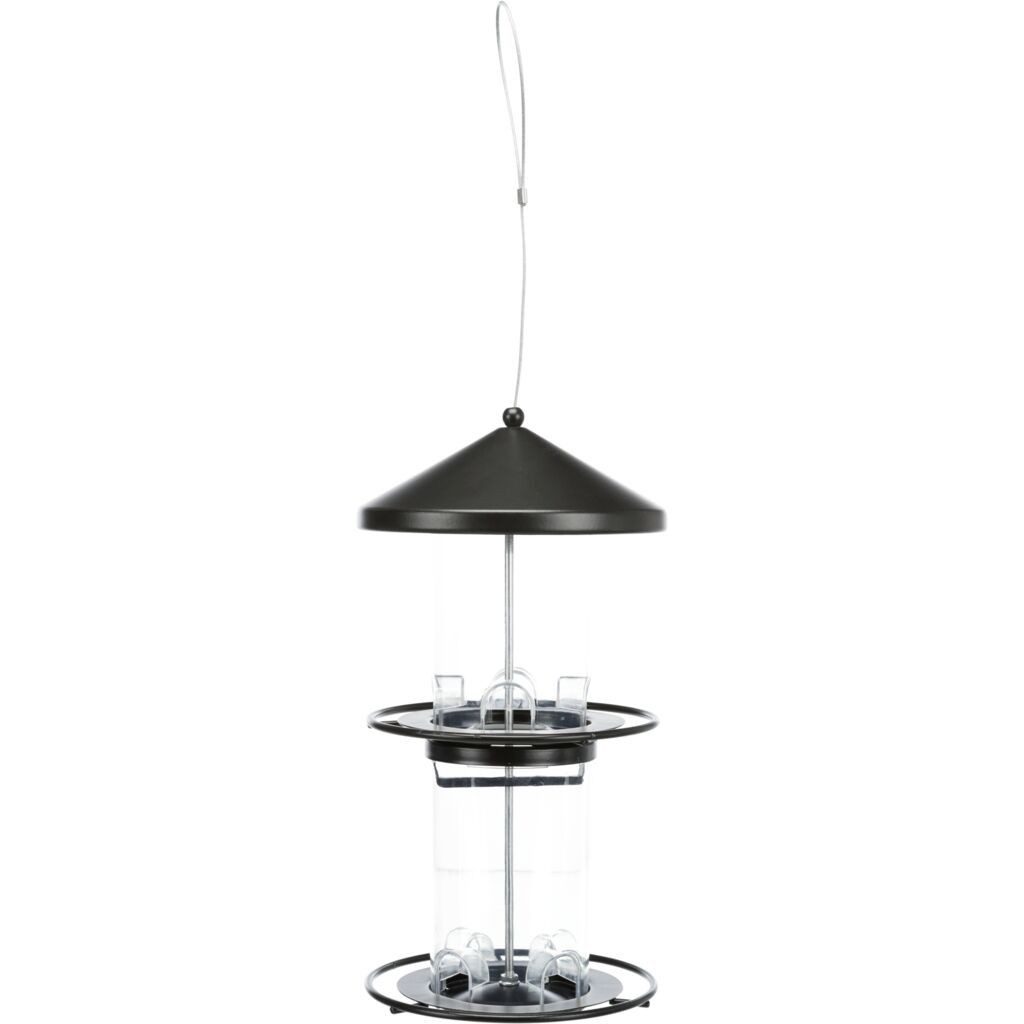 TRIXIE Futterspender Futterspender - schwarz - 2.300 ml/36 cm
