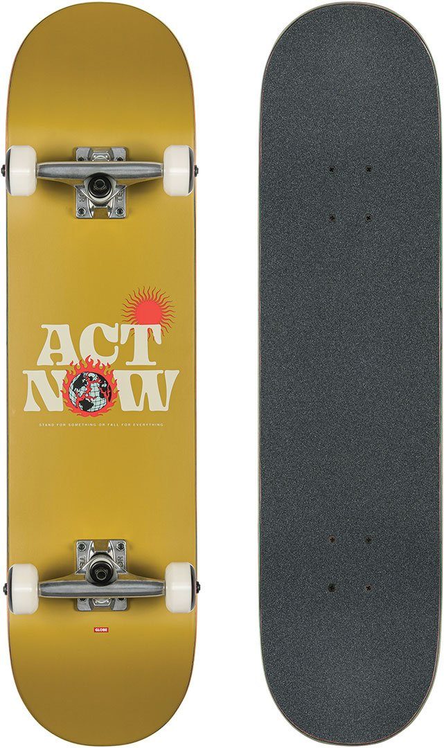 Skateboard GLOBE G1 ACT NOW Skateboard mustard