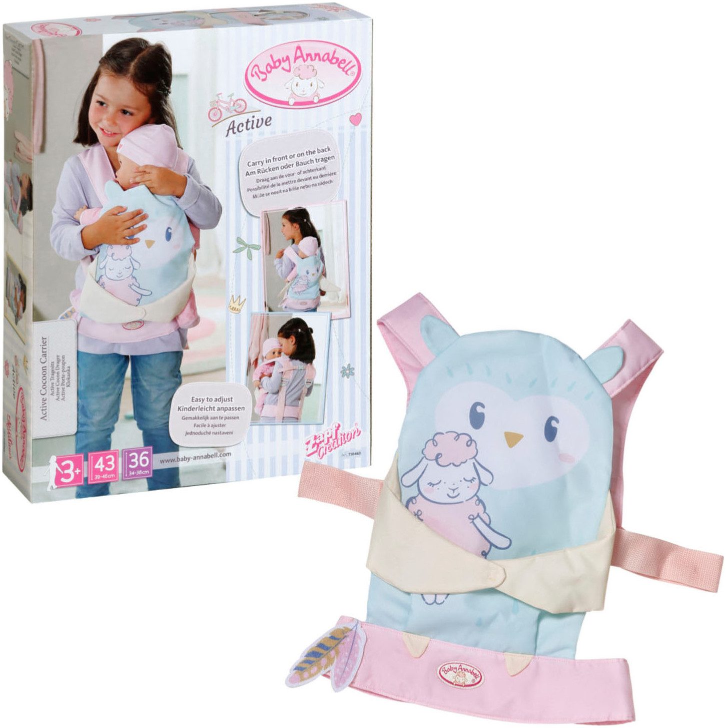 Baby Annabell Puppen Trage Active Tragesitz günstig online kaufen