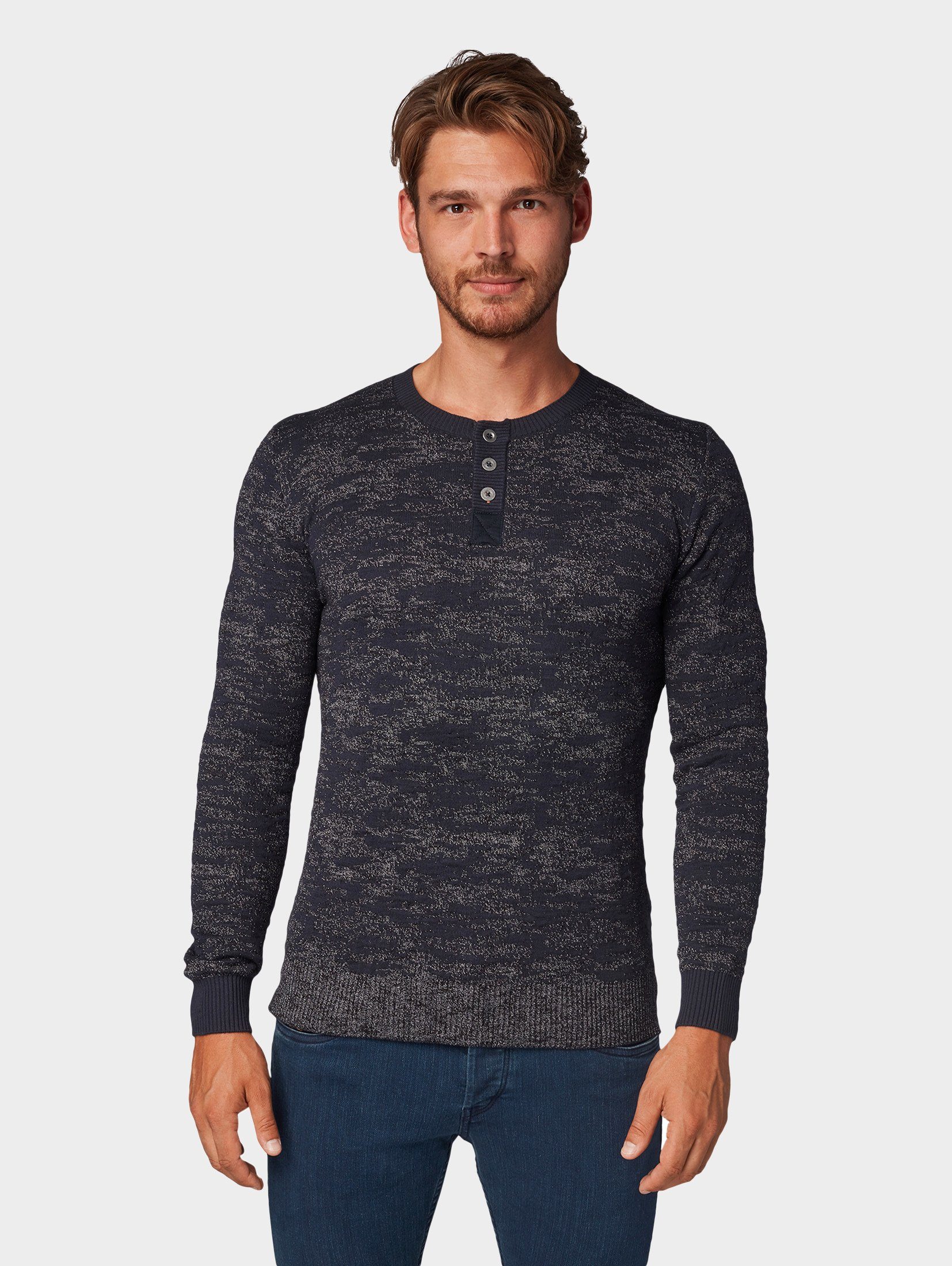 TOM TAILOR Damen-Pullover Aus Federgarn – Weich, Flauschig, Regular Fit, Nachhaltige Baumwolle