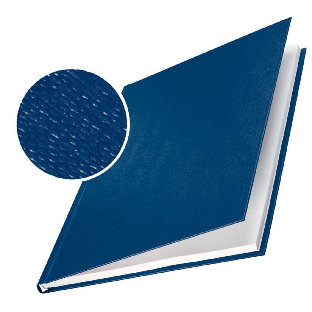 LEITZ Ringbuchmappe 10 Bindemappe impressBIND A4 7mm blau - Cover Hard