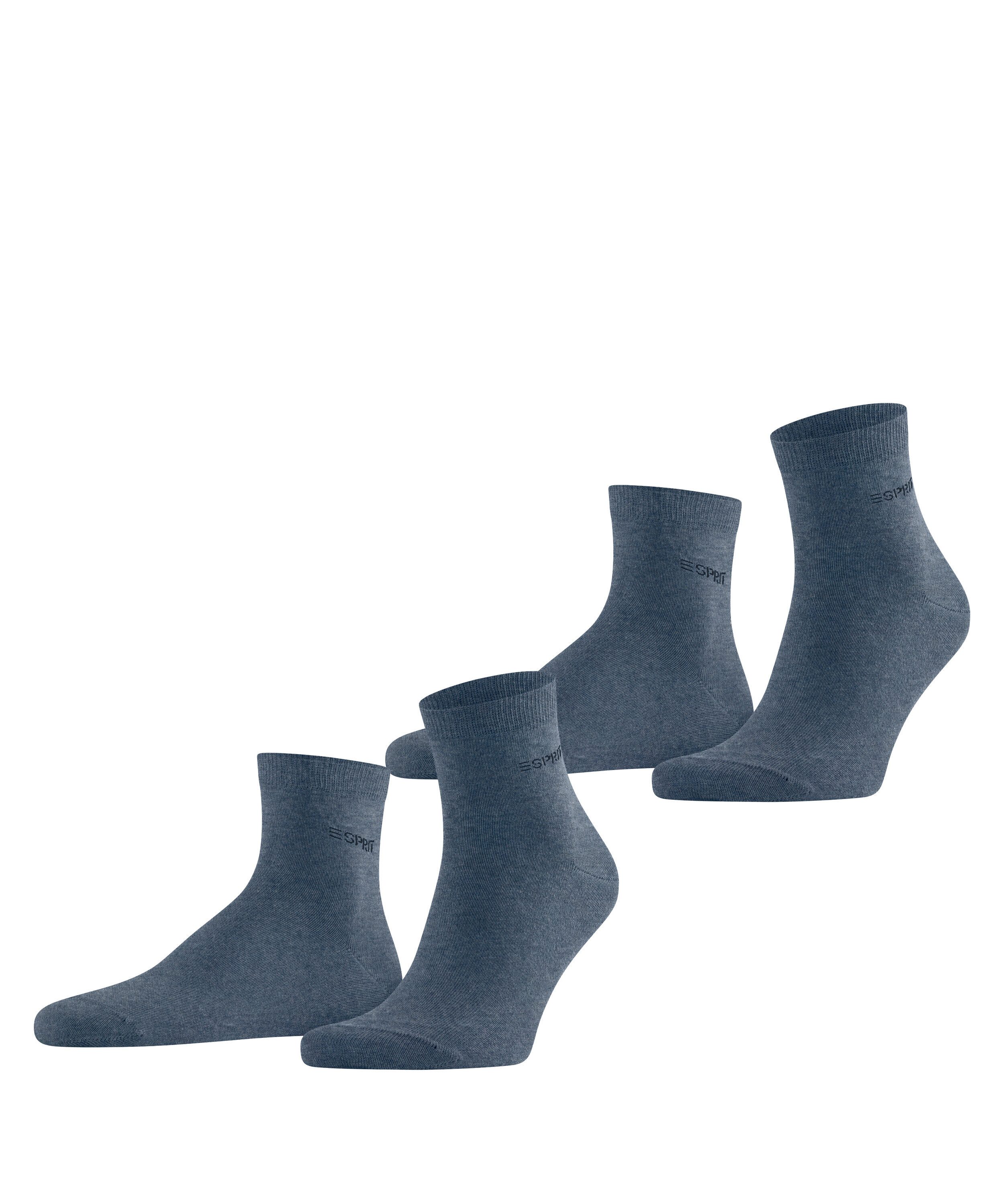 Socken Basic Uni 2-Pack Kurzsocken
