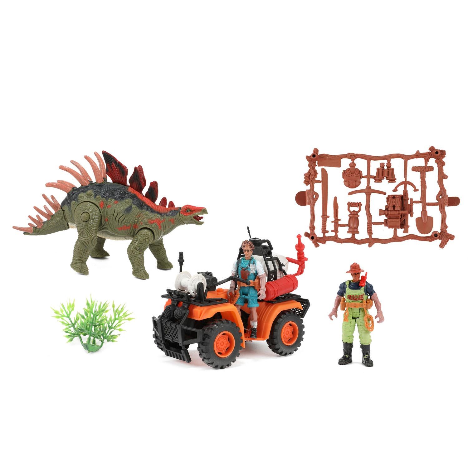 Toi-Toys Spielwelt WORLD OF DINOSAURS Spielset, Beweglicher Dinosaurier