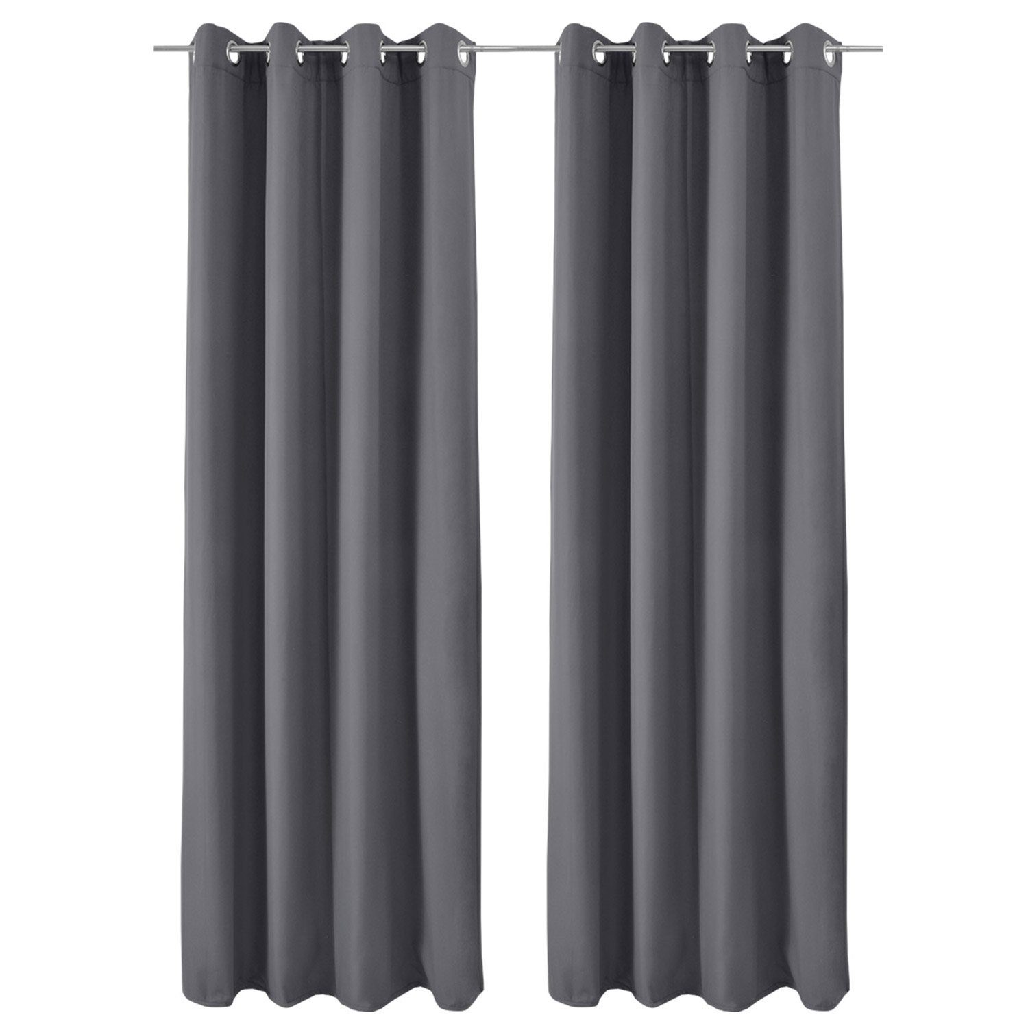 Beautissu Vorhang (2 St), Thermo Gardinen Vorhänge, 90% lichtdurchlässig