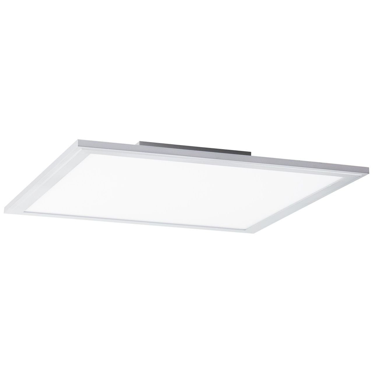 Brilliant Deckenleuchte Flat, Deckenaufbau-Paneel Flat silber integriert, 40x40cm LED L 24W 1x LED