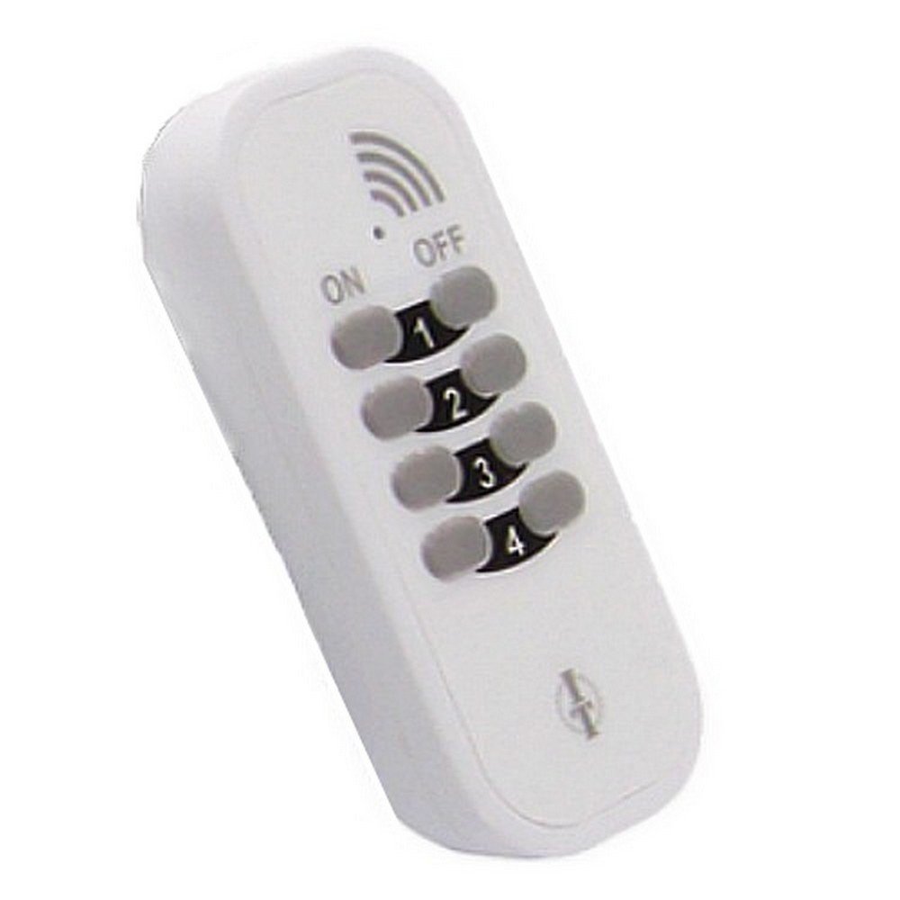 DIW-Funk Funksteckdose Intertechno Funk-Sparset 4x Funkstecker IT-3+wetterfester Handsender, Komplett-Set, 4 Funksteckdosen, 1 Funkhandsender