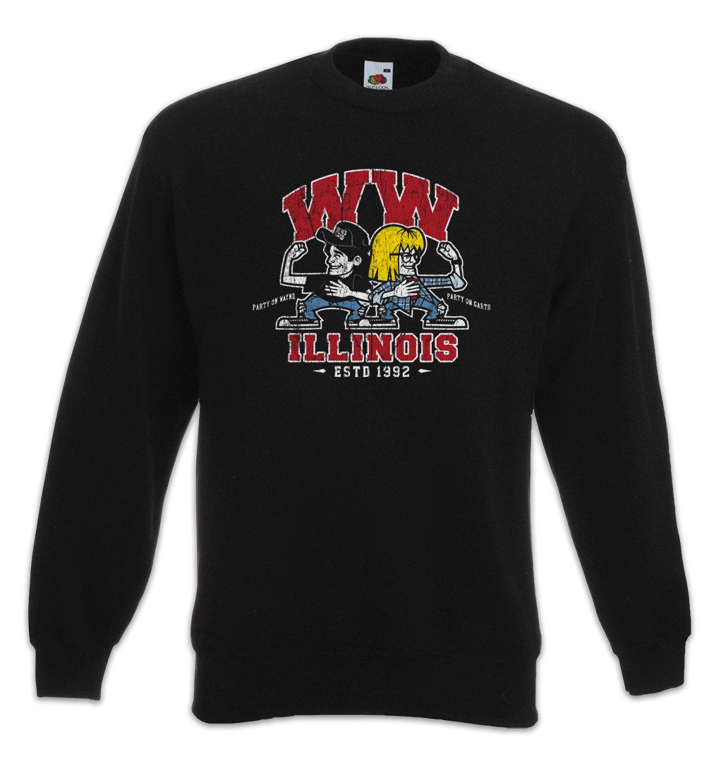Sweatshirt WW Illinois Sweatshirt Bill & Ted's Schule Symbol Sign Logo Excellent
