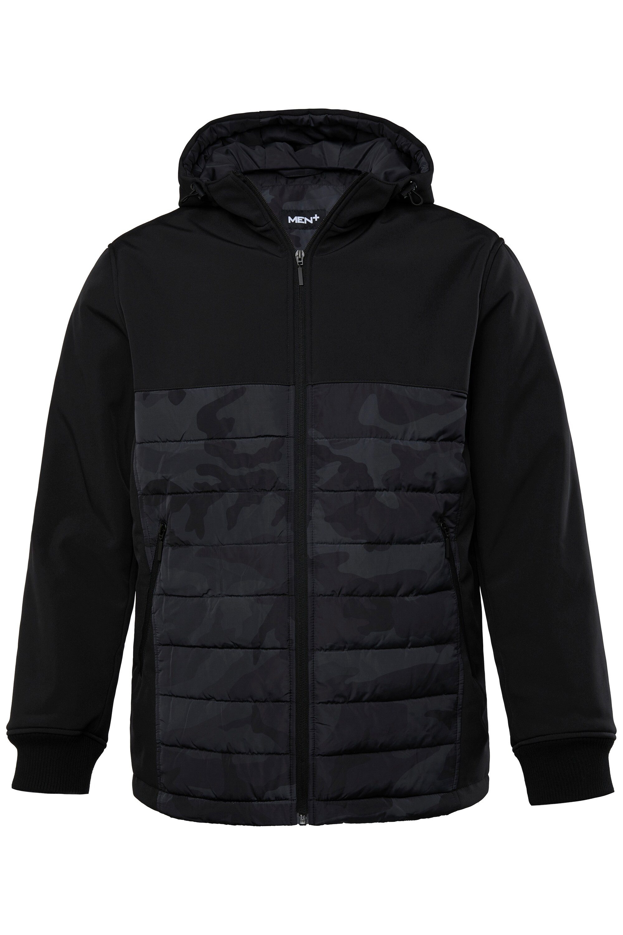 Men Plus Softshelljacke Men+ Steppjacke Kapuze Zipptaschen bis 8 XL günstig online kaufen