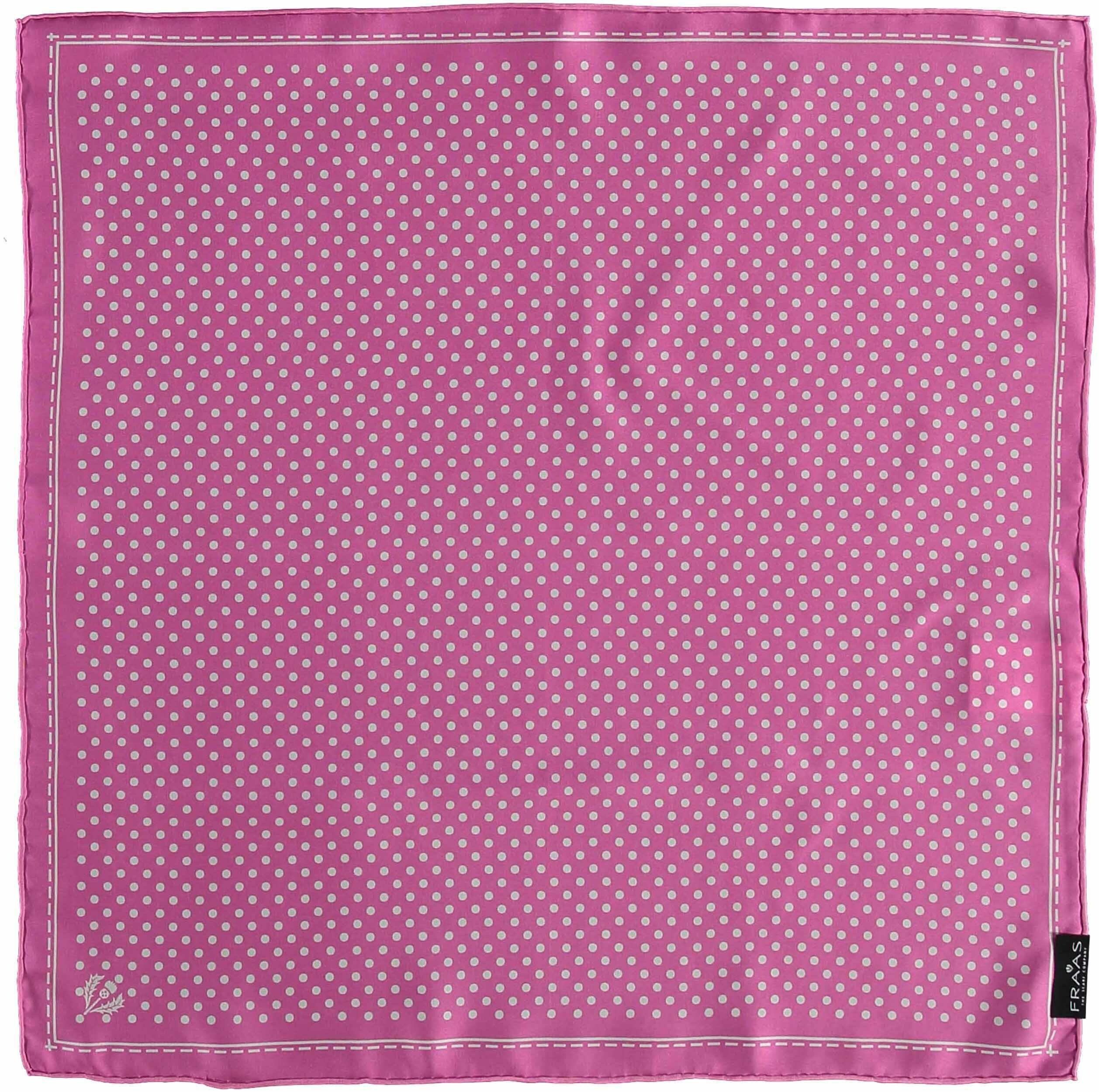 Bandana, Seide (1-St), Fraas pink Modetuch aus Seide reiner