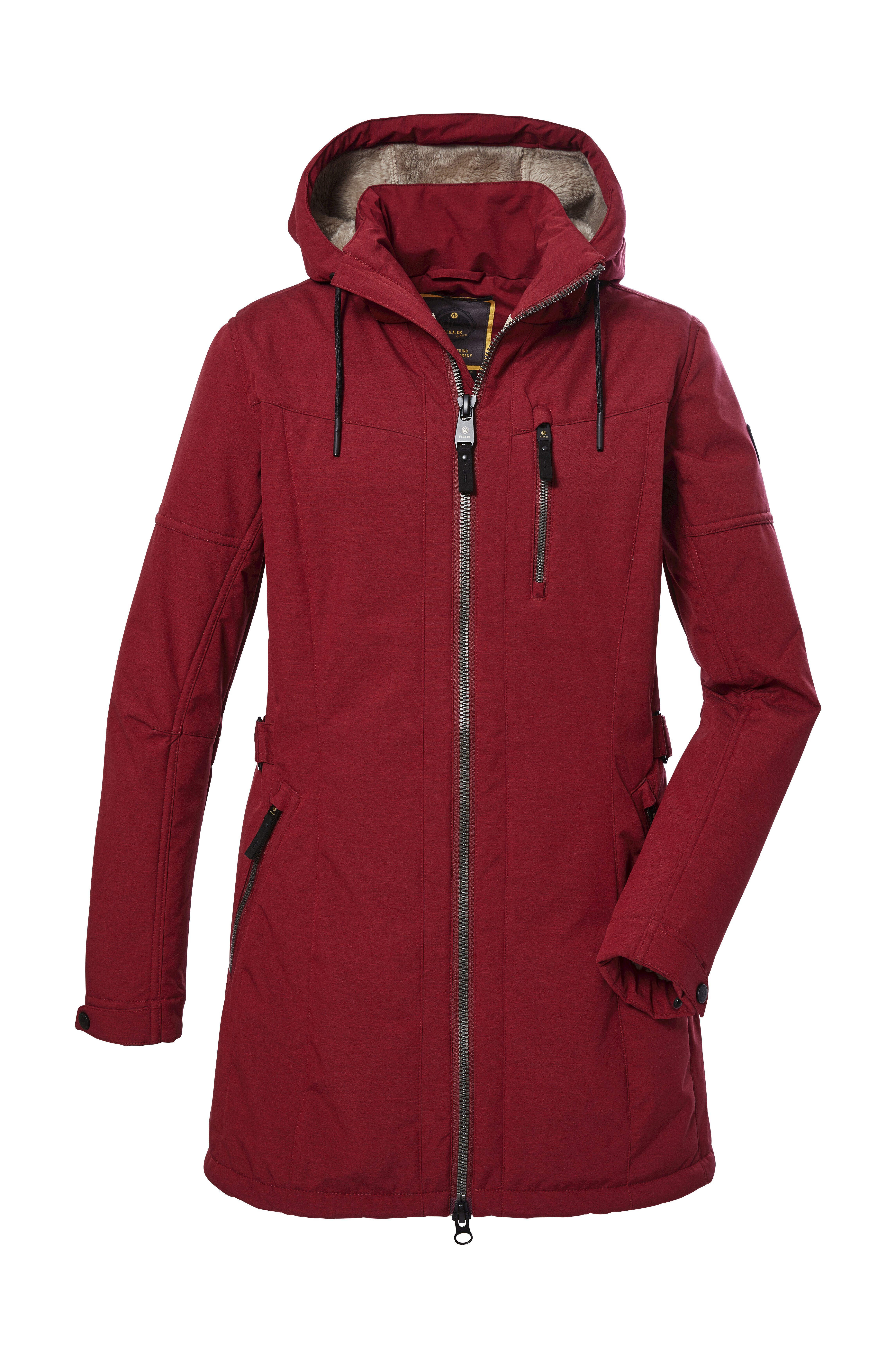 killtec GW DX SFTSHLL G.I.G.A. Softshellparka rot 46 by WMN PRK