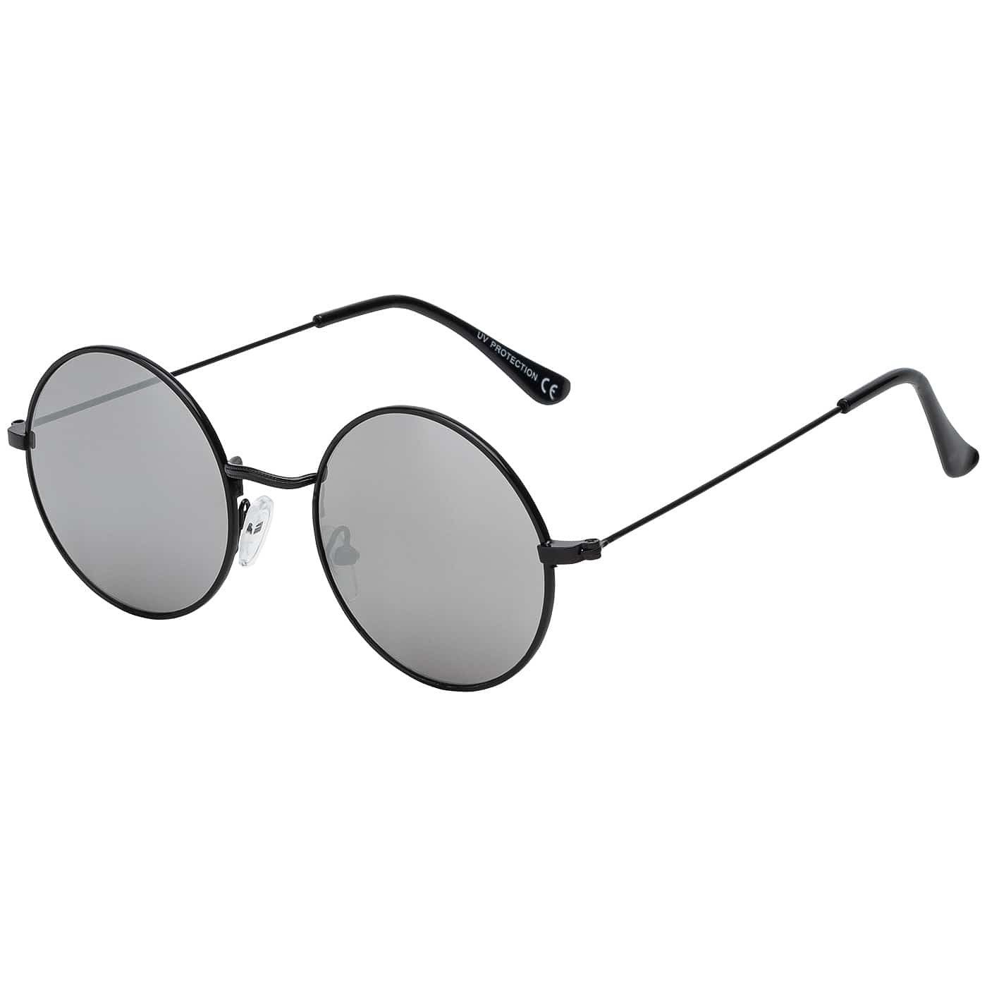 BEZLIT Eyewear Retrosonnenbrille Rund Form Designer Herren Sonnenbrille (1-St) mit Grau, Braun, Grünen Linsen