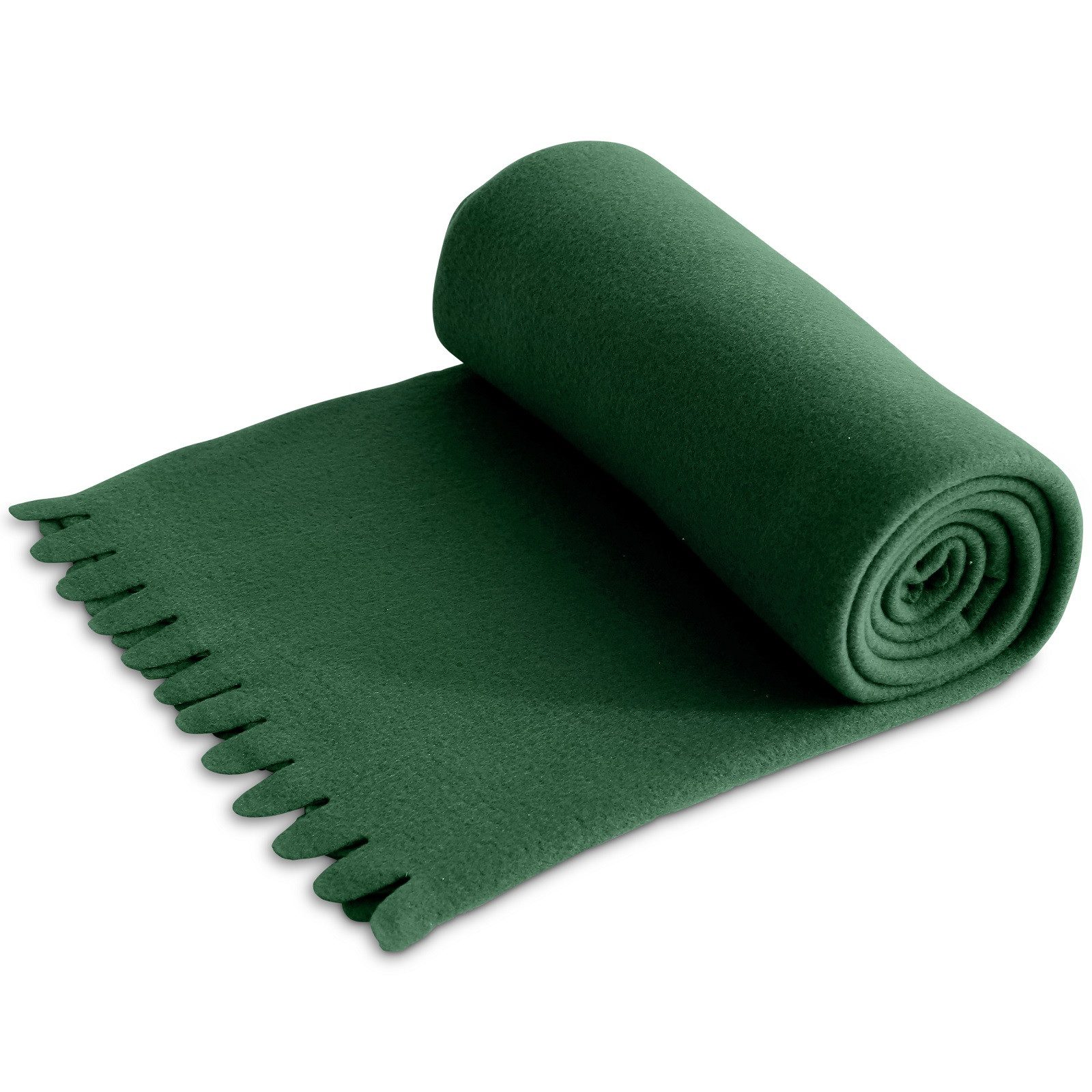Wohndecke Fleecedecke WAVE ca. 120x160, wometo, OEKO-TEX®, Fleecedecke mit Wellenrand & Anti-Pilling