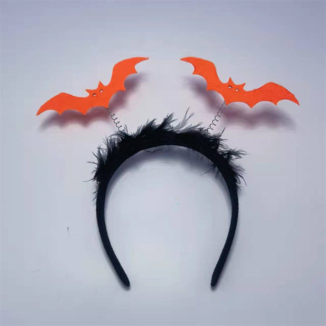 Halloween damen für Fledermaus YOOdy~ Dekoration Halloween, deko Abschlussball, kopfschmuck Haarbänder Party,festliche,halloween Orange Diadem (1-tlg),