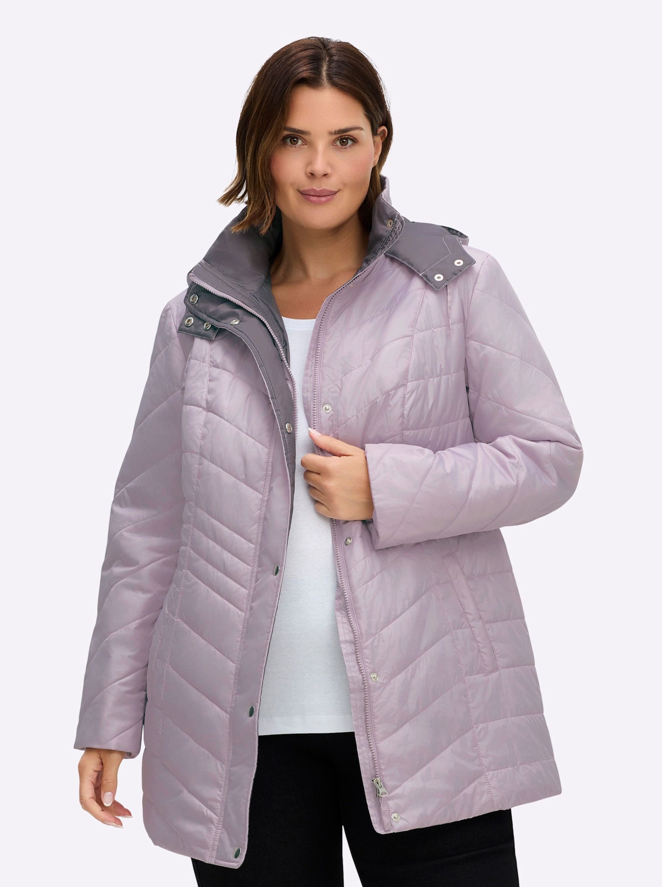 Sieh an! Allwetterjacke Steppjacke Langarm