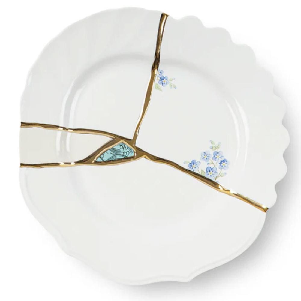 Seletti Frühstücksteller Teller Kintsugin 3 Dessert Plate Porzellan (21cm)
