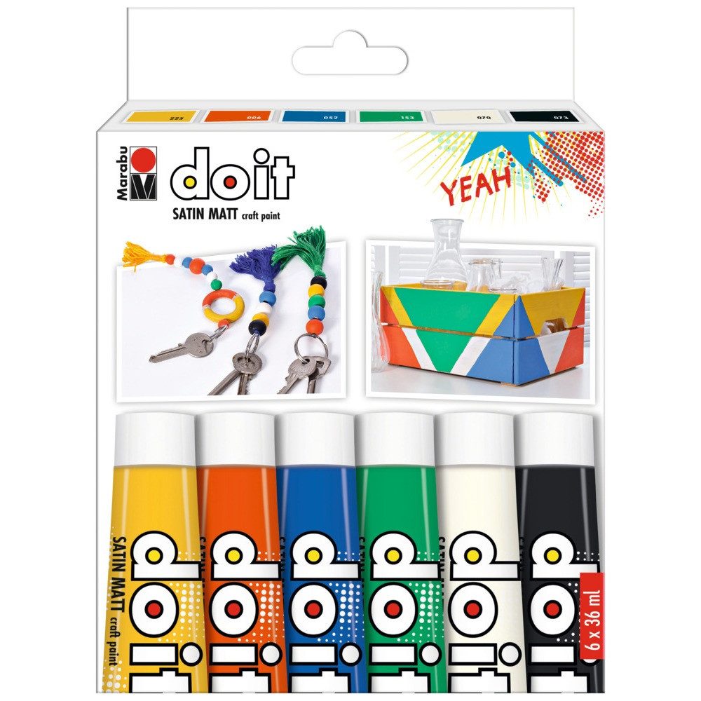 Marabu Acrylfarbe Marabu do it Craft Paint 6x 36ml