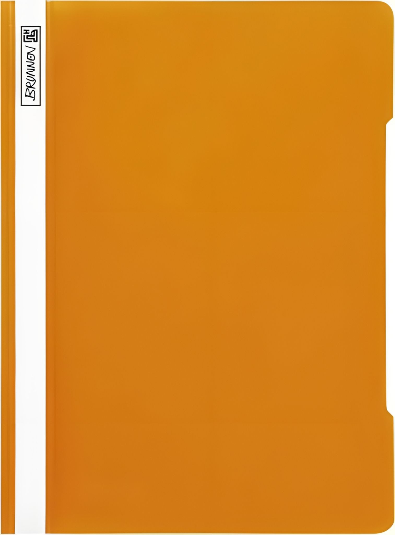 BRUNNEN Hefter BRUNNEN Plastik Schnellhefter A4 orange PVC-Folie 102011040
