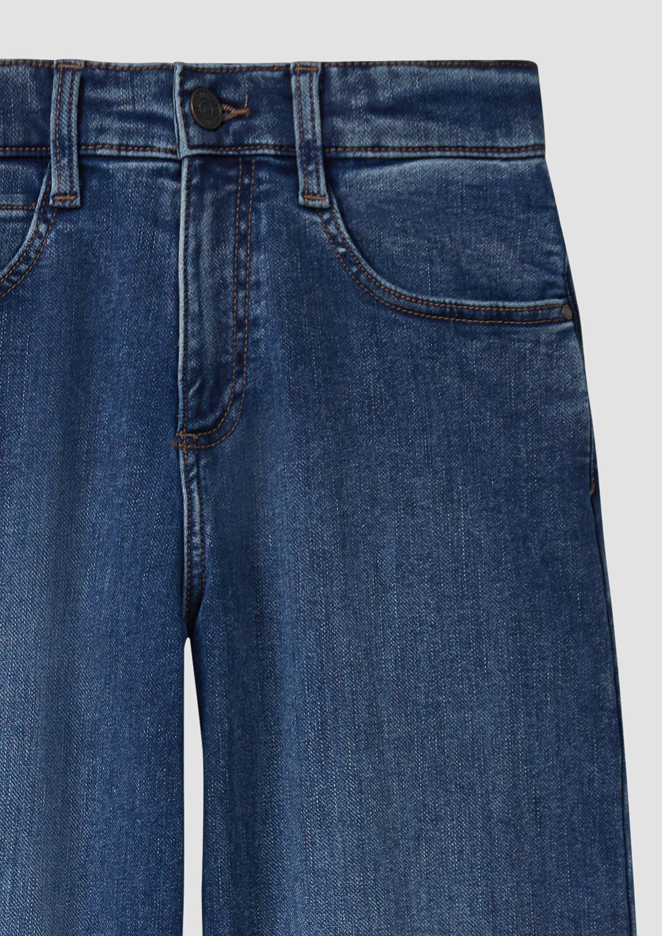 s.Oliver Weite Jeans Jeans-Hose BAGGY Jeans Baggy / Relaxed Fit / Mid Rise / Wide Leg / Soft & Warm Inside