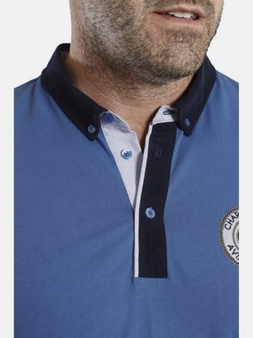 Charles Colby Langarm-Poloshirt EARL SINNT mit Button-Down Kragen