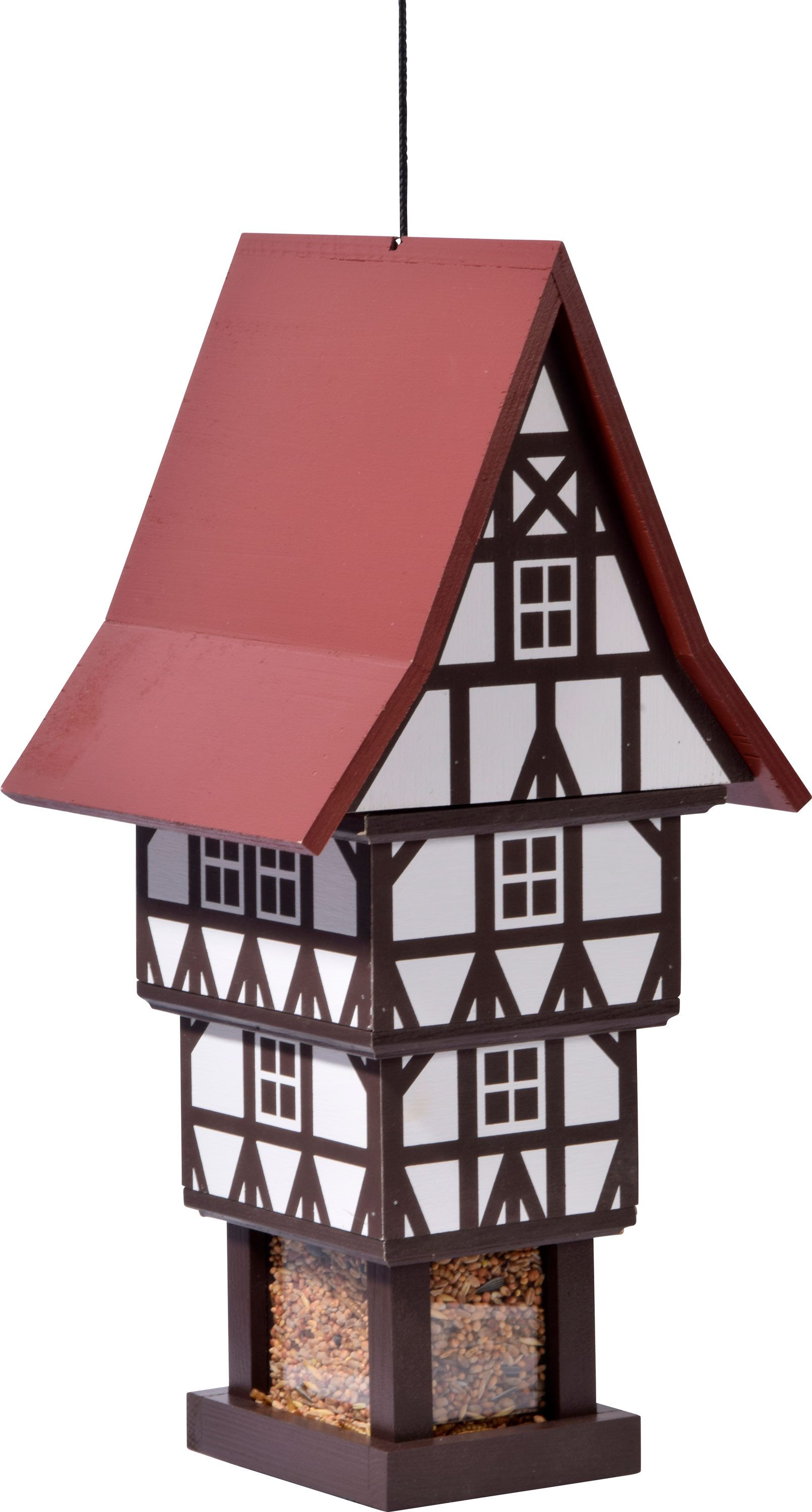 dobar Vogelhaus Vogelfutterhaus zum Aufhängen Vogelhaus Futterstation
