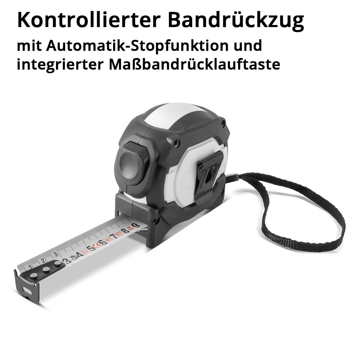 STAHLWERK Maßband Bandmaß / Maßband Messband Meter 5 