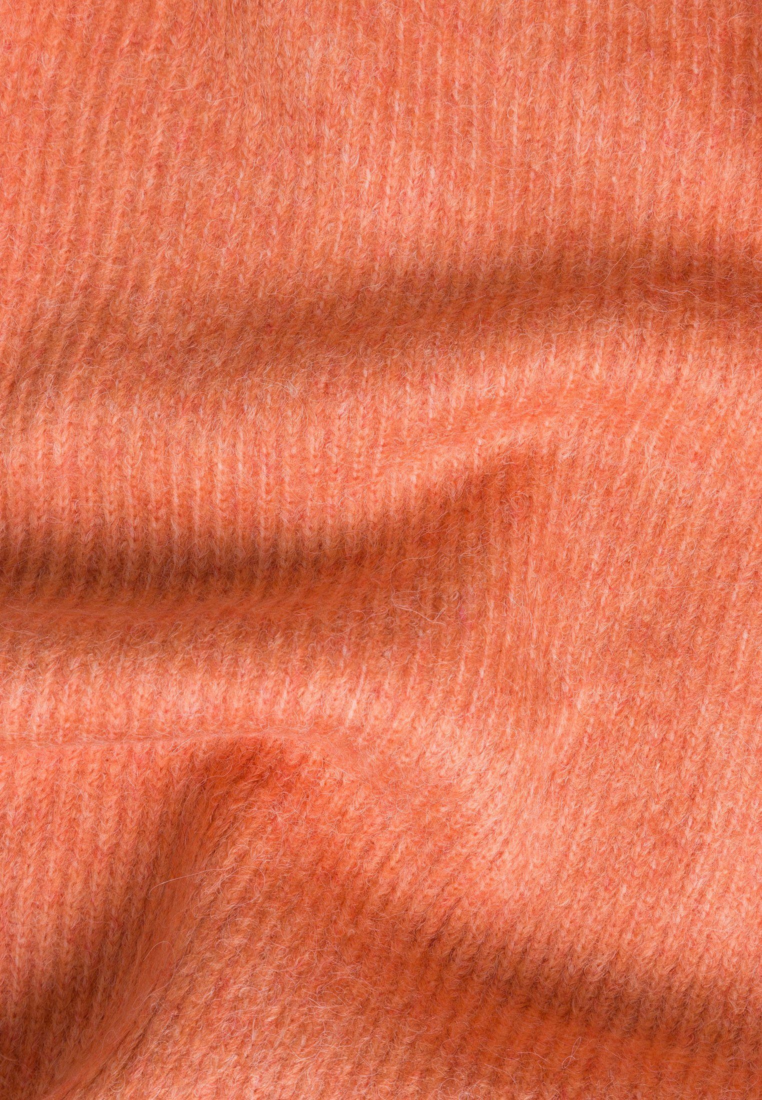 Bright Melange Details Plain/ohne mit Modeschal Zero Orange Wolle,