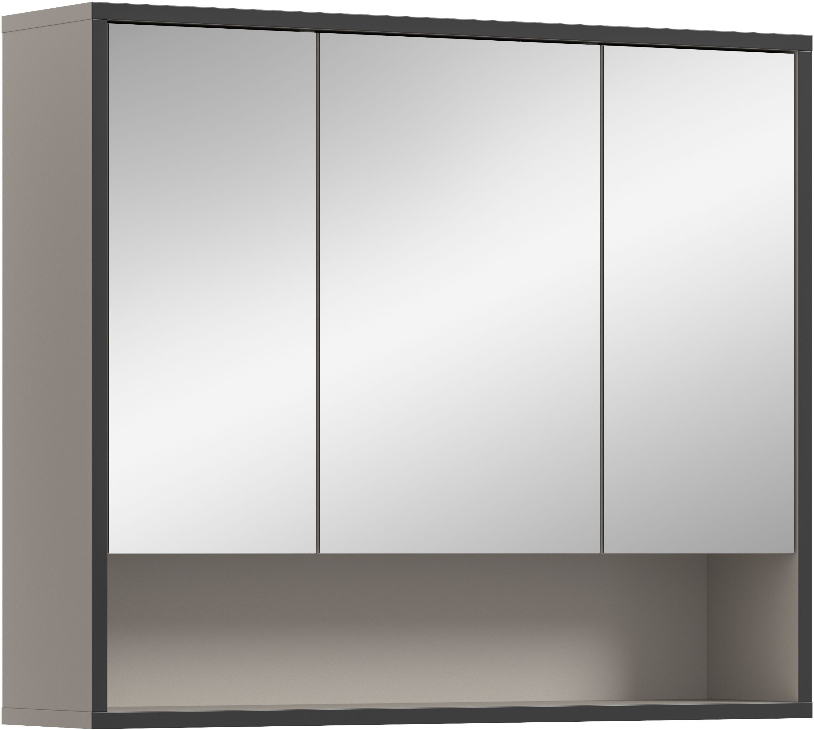welltime Spiegelschrank Locri, Höhe 68 cm, 2 Spiegeltüren (1-St) modernes D günstig online kaufen