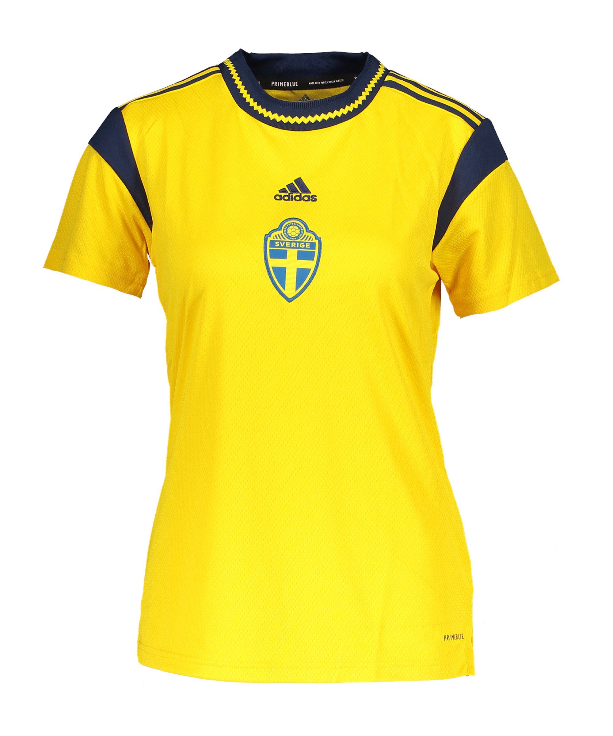 adidas Performance Fußballtrikot Schweden Trikot Home Frauen EM 2022 Damen