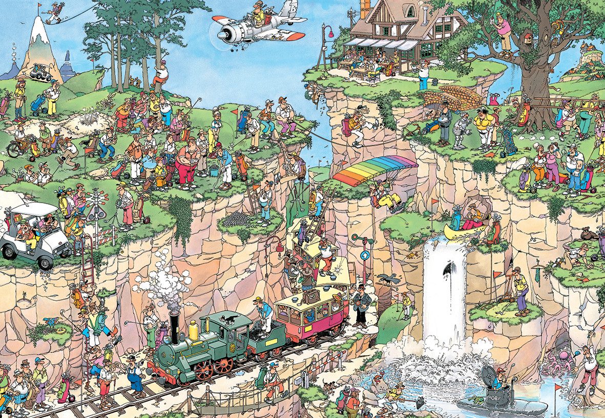 Jan van Haasteren Puzzle Jan van Haasteren, Der Golfplatz, 5000 Teile Puzzl günstig online kaufen