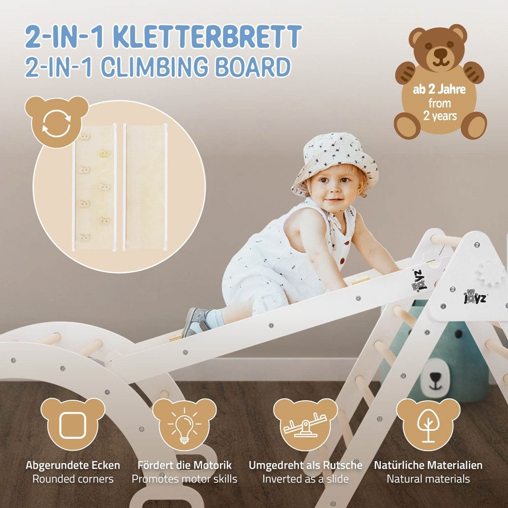 Joyz Klettergerüst Indoor Holz Spielplatz Motorik günstig online kaufen