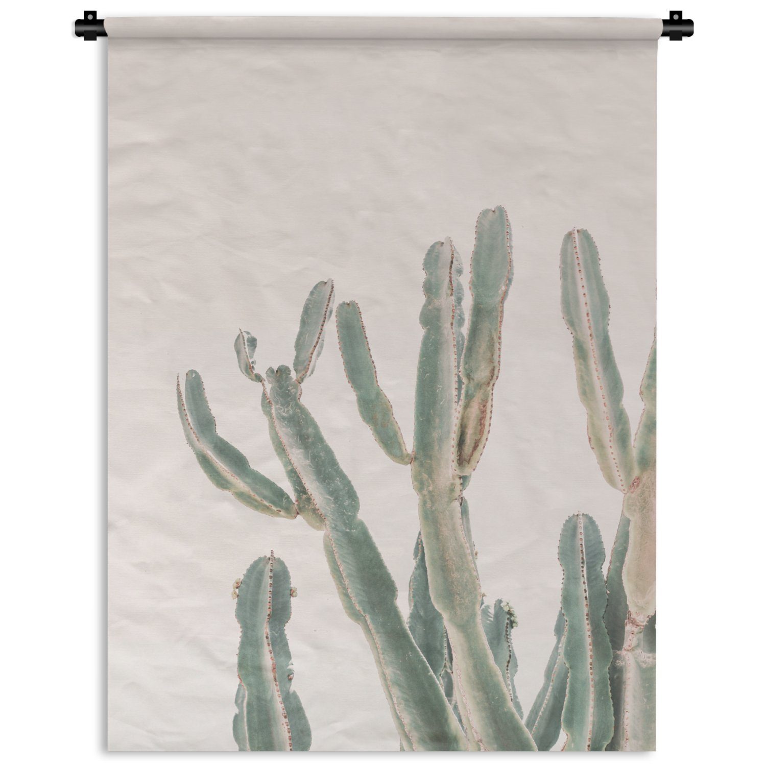 MuchoWow Wanddekoobjekt Kaktus - Schlafzimmer für - Pflanze Grün Tapisserie, der Deko Wand, - Wohnzimmer, Natur, an