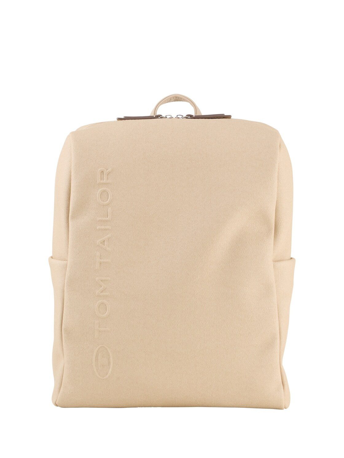 TOM TAILOR Rucksack Bags, TTROSA M Rucksack in Canvas-Optik mit Logoprägung