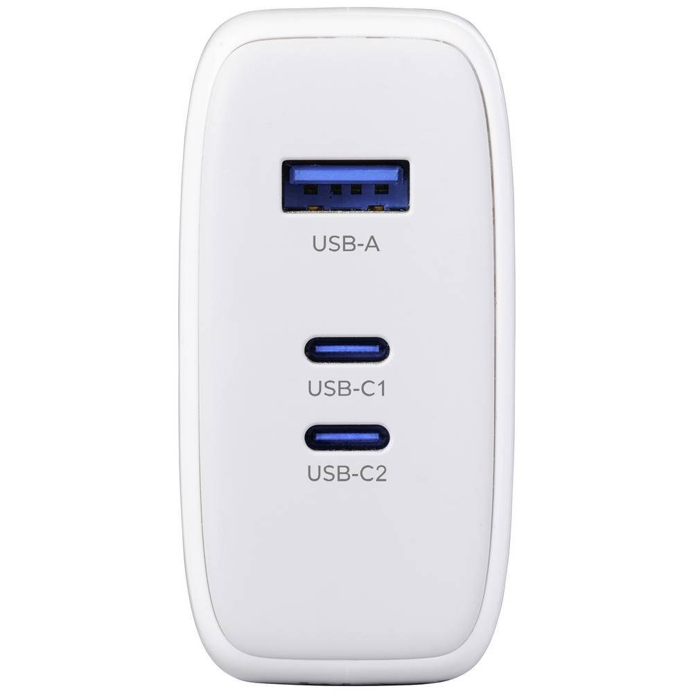 VOLTCRAFT USB-Ladegerät 120W mit Unterstützung von PD 3 GaN VC-13079915 USB-Ladegerät (GaN)