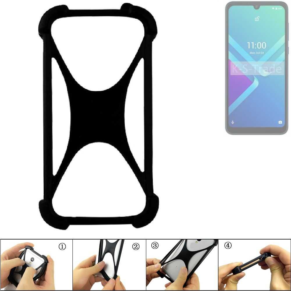 K-S-Trade Handyhülle für Wiko Y82, Handy-Hülle Schutz-Hülle Silikon Bumper TPU Softcase Smartphone