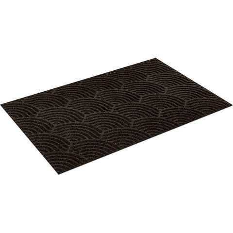 Teppich Waves, wash+dry by Kleen-Tex, rechteckig, Höhe: 8 mm, In- und Outdoor geeignet, waschbar, Wohnzimmer