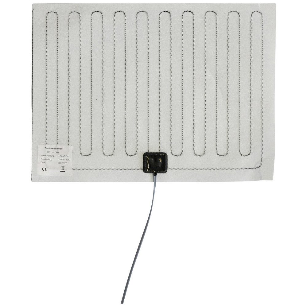 Thermo TECH Heizmatten Thermo TECH Textil Heizfolie 12 V/DC, 12 V/AC 15 W Schutzart IPX4 (L