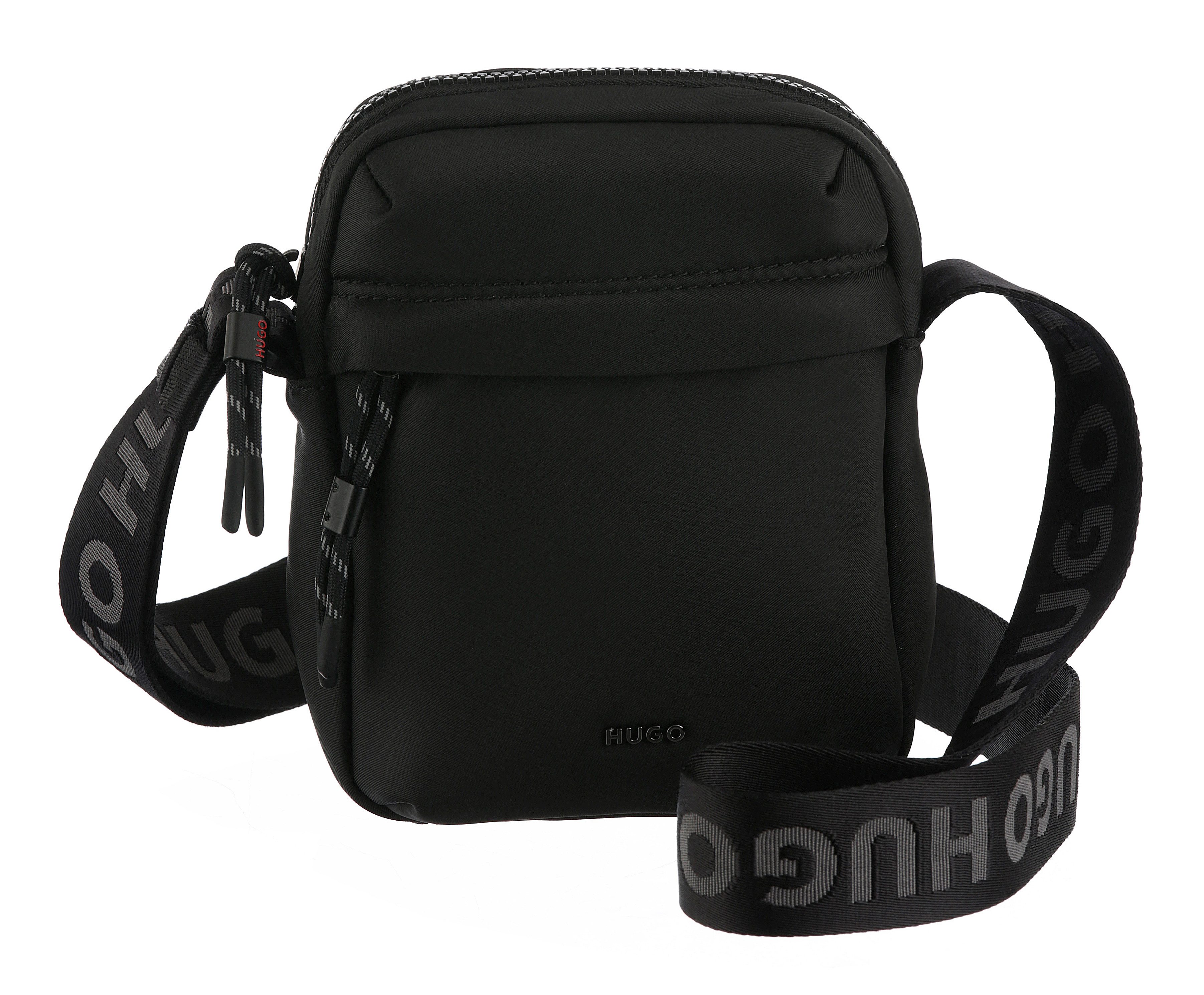 HUGO Umhängetasche AYDEN, Cross Body Bag, kleine Schultertasche mit Reißverschluss-Vorfach