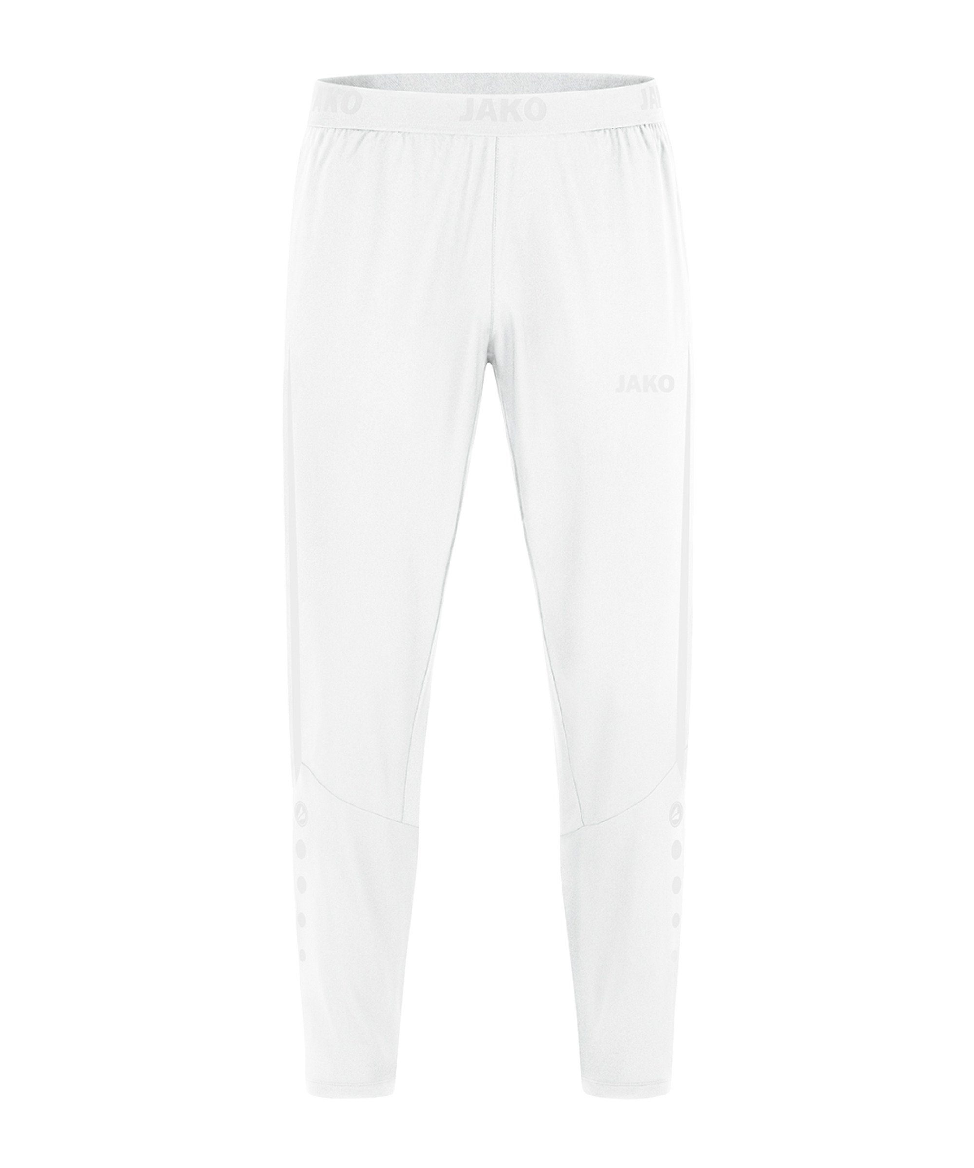 Jako Sporthose Power Freizeithose weiss