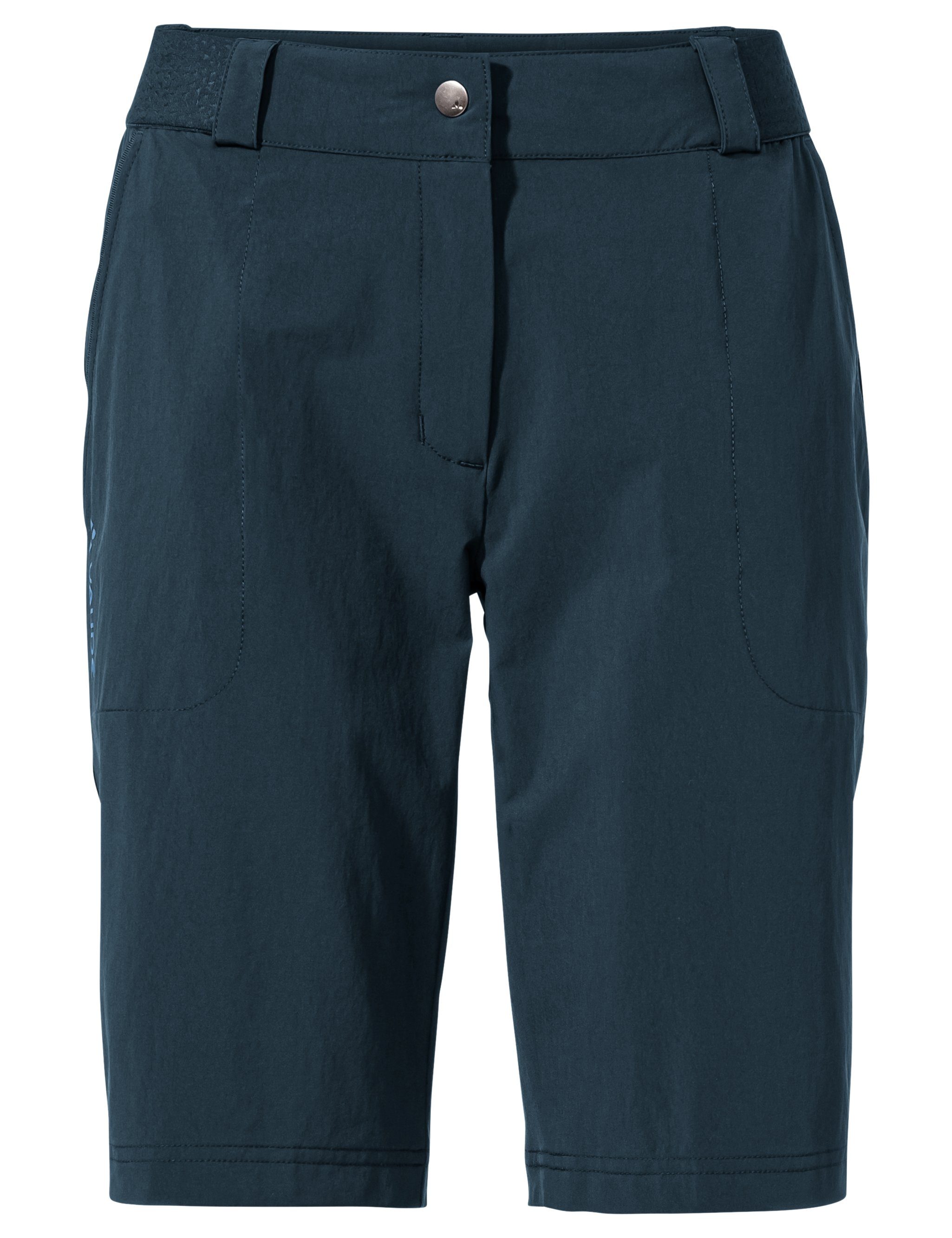 Funktionshose dark II Shorts (1-tlg) Knopf Farley VAUDE sea Grüner Stretch Women's