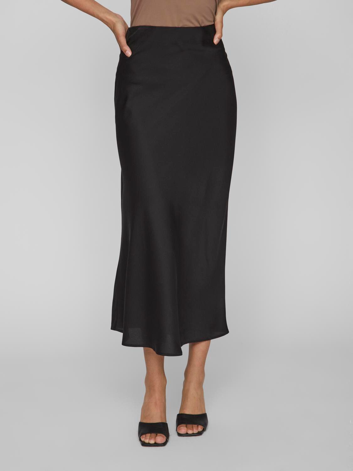 Vila Maxirock VIELLETTE HW LONG SKIRT - NOOS