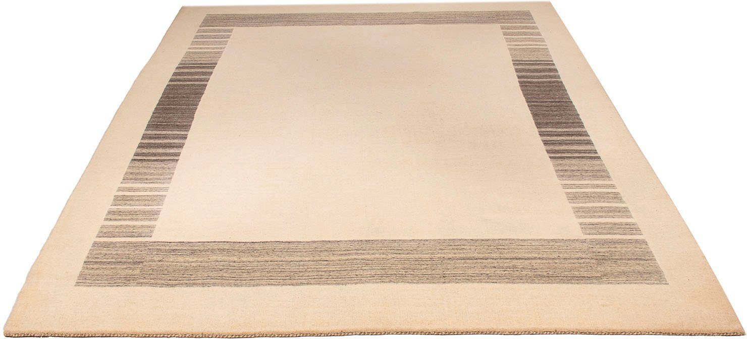 Wollteppich Gabbeh - Softy - 288 x 205 cm - beige, morgenland, rechteckig, Höhe: 16 mm, Wohnzimmer, Einzelstück