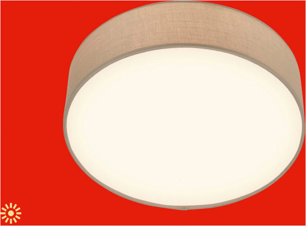 Briloner Leuchten LED Deckenleuchte DUCK, LED fest integriert, 30x10,5 cm, Wohnzimmer, Schlafzimmer, Flur, Küche