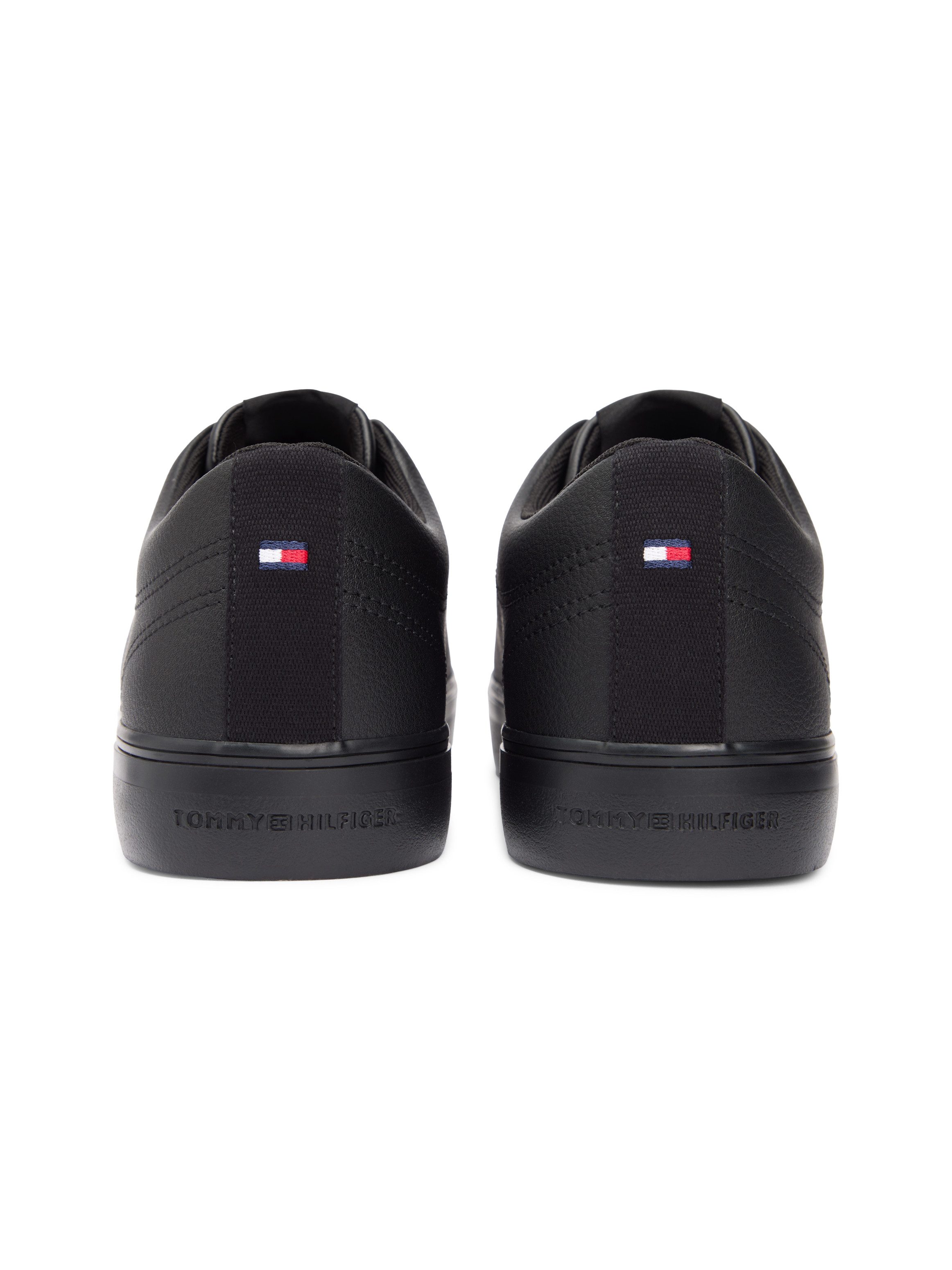 Tommy Hilfiger TH HI VULC CORE LOW LTH II ESS Sneaker, Freizeitschuh, Halbschuh, Schnürer in schmaler Form
