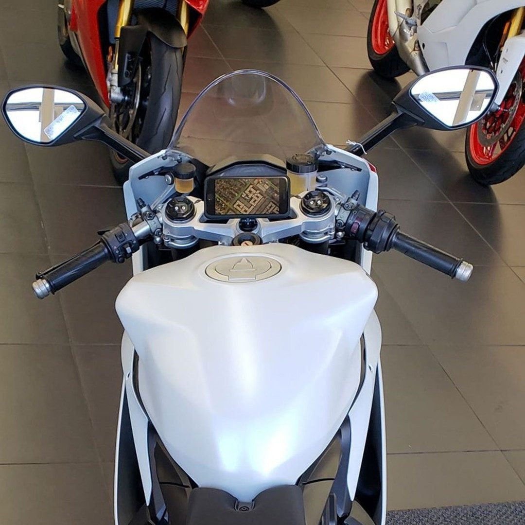 SP Connect Motorradhelm Moto Stem Gabelbrücken Smartphone-Halterung