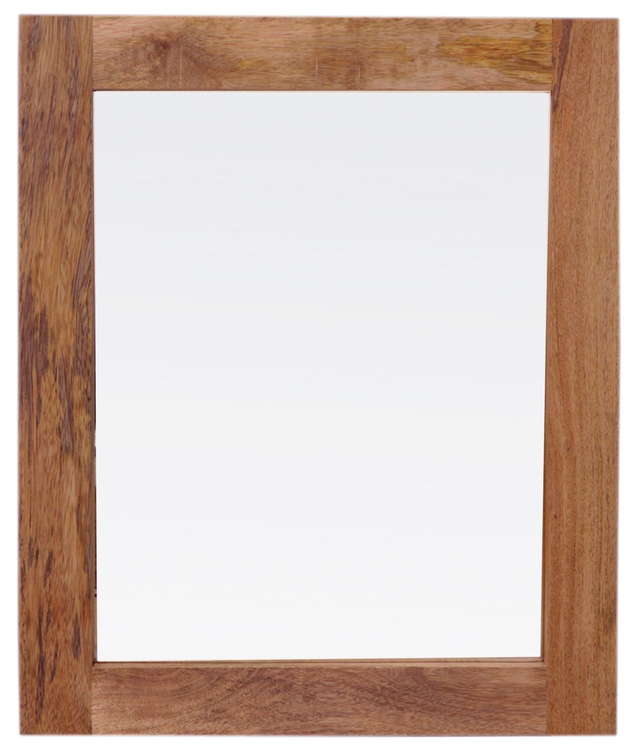 Indischesmoebelhausde Spiegel Spiegel Guru 50x60 aus indischem Mangoholz