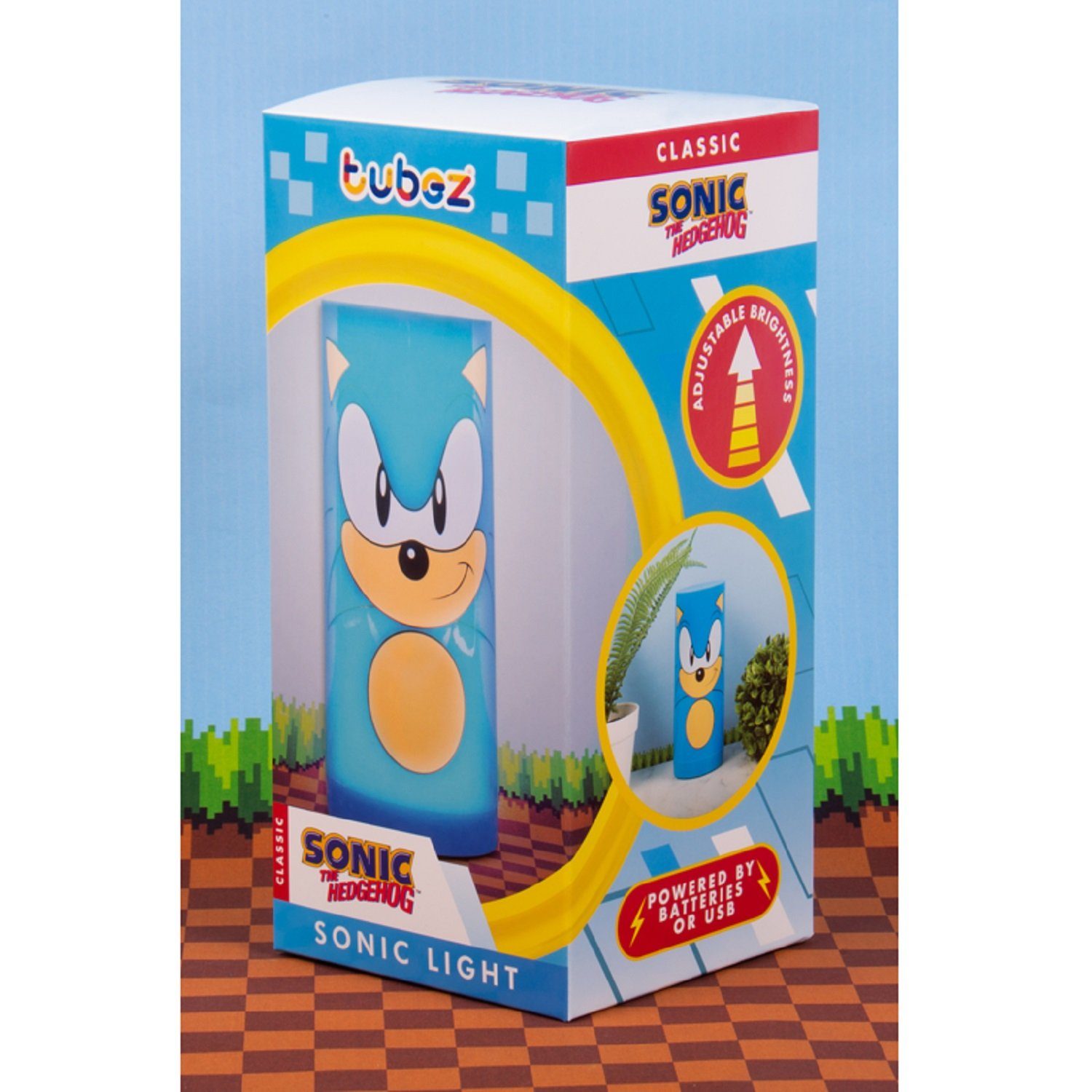 - integriert fest Sonic Sonic - SEGA LED LED Tubez-Light, LED Nachttischlampe Stimmungslicht